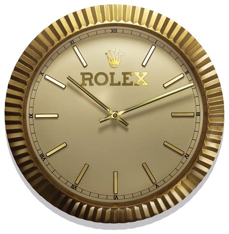 big rolex wall clock